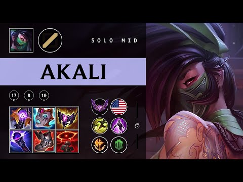 Akali Mid vs Diana - NA Master Patch 25.22