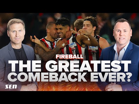 Was that the GREATEST COMEBACK OF ALL TIME? Fireball with Kane Cornes & David King - SEN