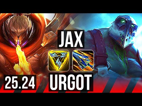 JAX vs URGOT (TOP) | KR Grandmaster | 25.24