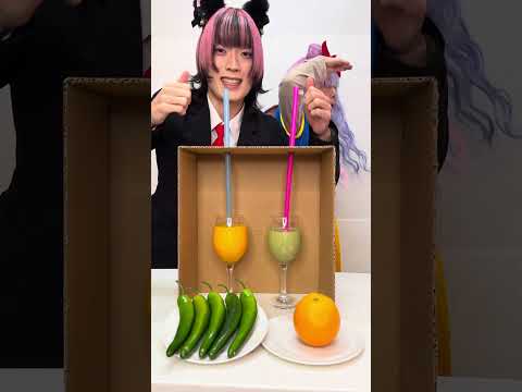 Sion princess Chili Pepper vs Orange Cardboard Box Challenge