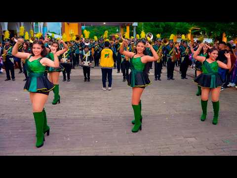 Cocodrilos Marching Band, Completa, Presentación Final  Desfile del Correo, San Pedro Nonualco
