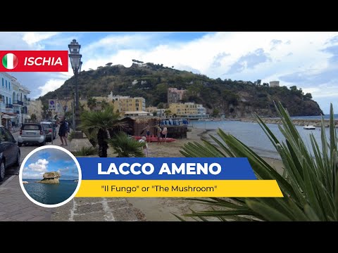 [4K] Walking in Lacco Ameno Town, Ischia Italy.