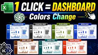Change Excel Dashboard Colors Theme in 1 Click! 😱 | Using ChatGPT