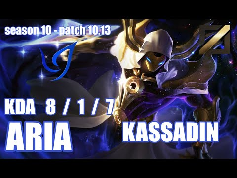 【韓国サーバー/GM】CGA ARIA カサディン(Kassadin) VS T1 FAKER サイラス(Sylas) MID - Patch10.13 KR Ranked【LoL】