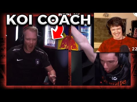 KOI Coach starts Malding after Losing this Round vs KARMINE CORP...