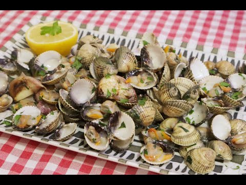 Receta fácil y rápida de Berberechos al ajillo, un aperitivo riquísimo 😋