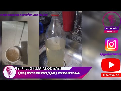 Ponte malfeita na região do Caxamb Água muito suja chegando às casas d