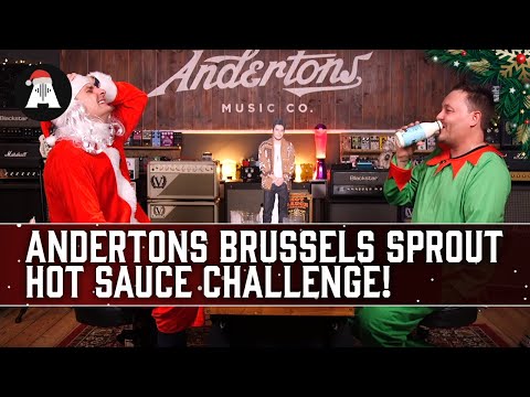 WARNING (VERY HOT!!) - Andertons Brussels Sprout Christmas Challenge!