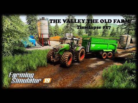 Selling boards, harvesting wheat, selling manure | The Valley The Old Farm | FS19 Timelapse #27
