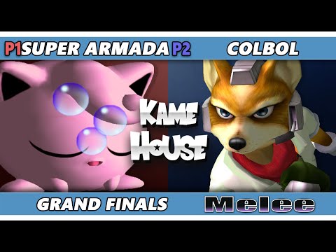 Kame House 106 GRAND FINALS - SUPER ARMADA (Jigglypuff) Vs. Colbol (Fox) Smash Melee - SSBM