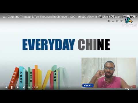 APRENDENDO MANDARIM DIA 17 E 18 | MAURICIO IDIOMA