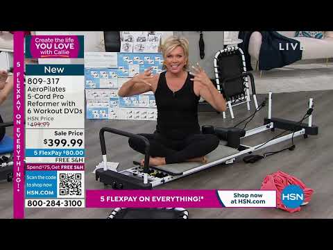 AeroPilates
5Cord Pro Reformer mit 6 Trainings-DVDs