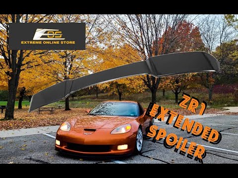 ZR1 spoiler install c6 Z06