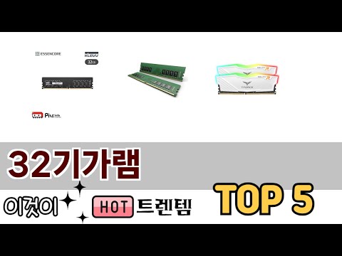 소비자가 선호하는 32기가램 TOP 5 가격, 후기, 구매정보