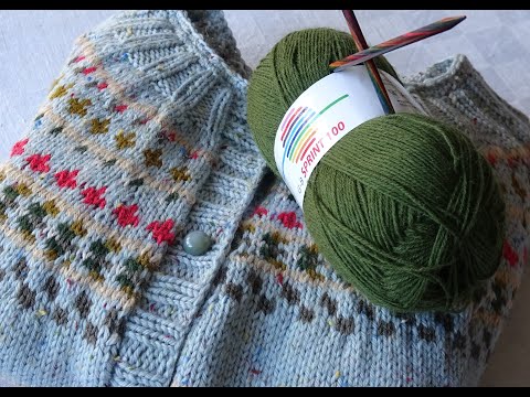 Podcast # 30 Eine Ankündigung, fertige Colourworkjacke und Geschenke.#handarbeit #strickpodcast