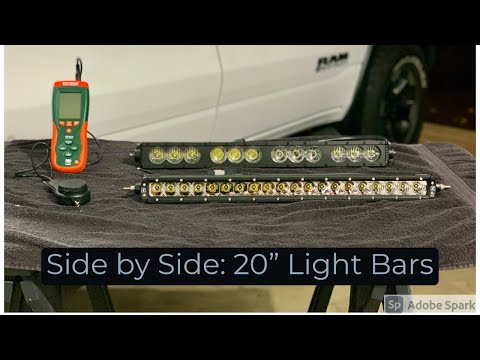 Side By Side: Affordable 20" Light Bars