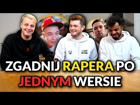 ODGADUJEMY RAPERA PO 1 WERSIE! część druga