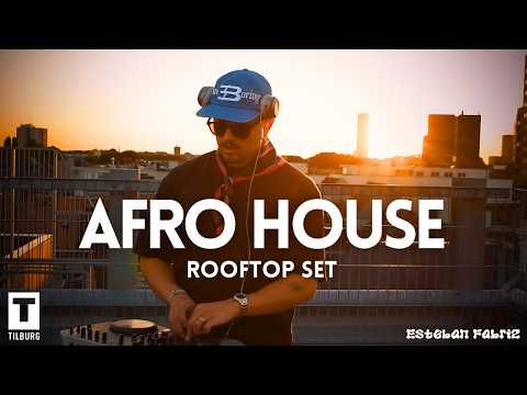Afro House Rooftop Sunset DJ Set | Tilburg Skyline Session (Live Mix 2025)