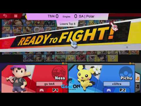 GS|TM4 vs. SA|P0lar - Losers' Top 8 - Nirvana #1 Ultimate Singles