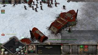Warhammer 40,000: Dawn of War Dark Crusade Захват базы Эльдар.