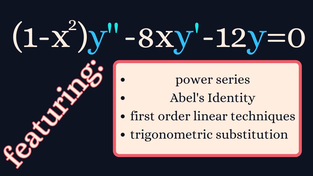 Ultra-Mega Differential Equations Review Problem!!!!
