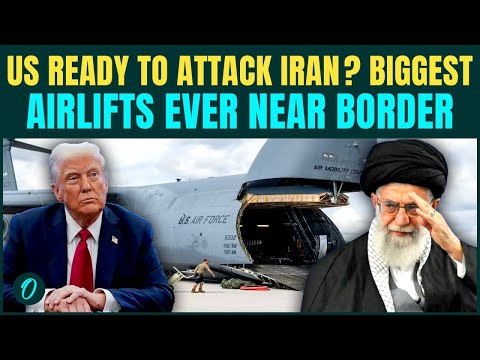 US Iran War: 100+ US’ DEADLY C-17/C-5M Heavy Airlifts GATHER Near Iran| US to BOMB Iran in 24 Hrs? 