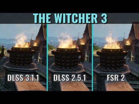 The Witcher 3 - DLSS 3.1.1 vs 2.5.1 vs FSR 2 - Visual and Performance Comparison - RTX 3070