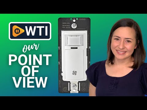 Leviton DHS05-1LW Humidity Sensor Switch for bathroom exhaust fan - WTI product video review