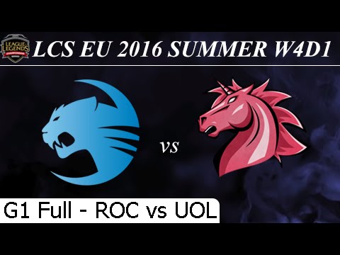 ROC vs UOL Game 1 Full 23/06/2016 - LCS EU Summer 2016 W4D1M4 Roccat vs Unicorns of Love