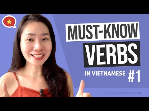 15 Common Vietnamese VERBS That Every Beginner Must Know! #1