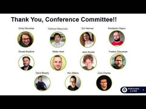 Percona Live 2018 Keynotes, Day One - Part 1