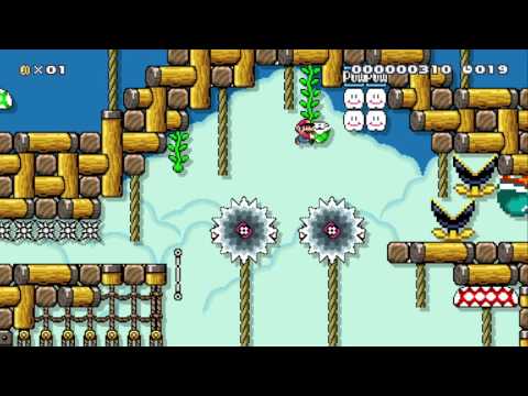 Speedy Shell Skies (20sec) by bruhhhhhh - SUPER MARIO MAKER - NO COMMENTARY 1AW