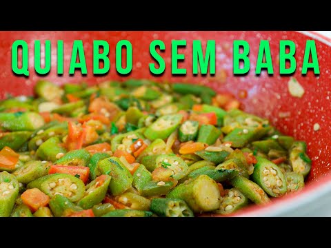 REFOGADO DE QUIABO SEM BABA E SEQUINHO . GOSTOSA / ESSA RECEITA