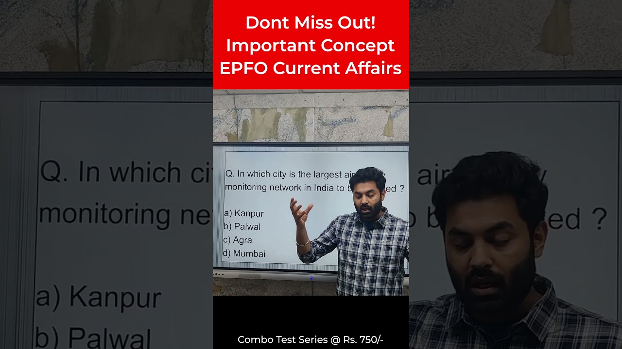 EPFO Current Affairs: Analyzing the Importance of Air Quality Monitoring