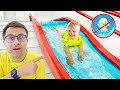 Diana And Roma Build EPIC Water Park For Brother