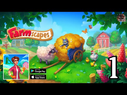 Farmscapes - Playrix - Gameplay Walkthrough Part-1 (Android / IOS) Level 1-10