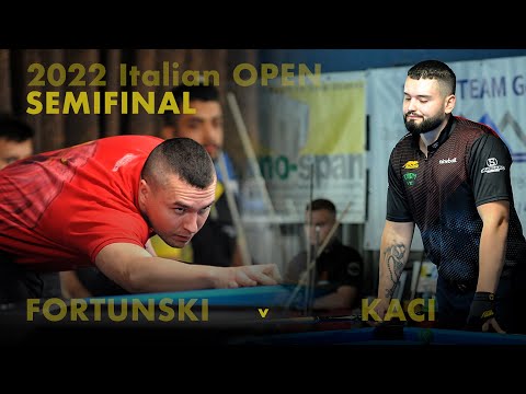 Eklent Kaci v Miesko Fortunski | 2022 Italian Open Semifinal | 9 ball