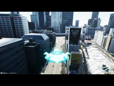 渋谷の街を飛んでみた (Shibuya)