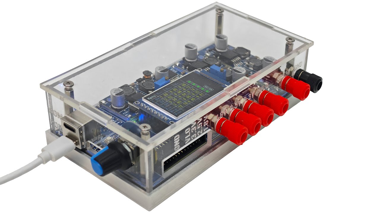BenchVolt PD - Compact,  Five-Channel, 100-W, Open-Source, USB-PD Power Supply