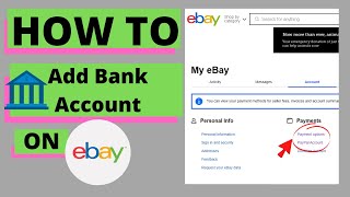 How To Add Payment Option to eBay | Update Bank Account, Credit Card, or PayPal to eBay