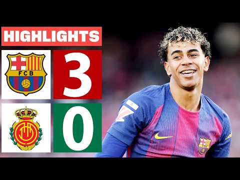 Barcelona vs Mallorca 3-0 Highlights & All Goals 2026 🔥 Yamal Goal