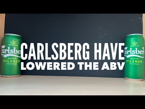 Carlsberg Danish Pilsner 3.8% ABV Vs Carlsberg Danish Pilsner 3.4% ABV | Carlsberg Pilsner Review
