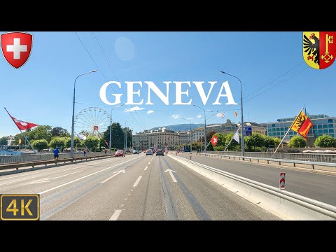 Driving Geneva Switzerland 🇨🇭 | 4K City Drive