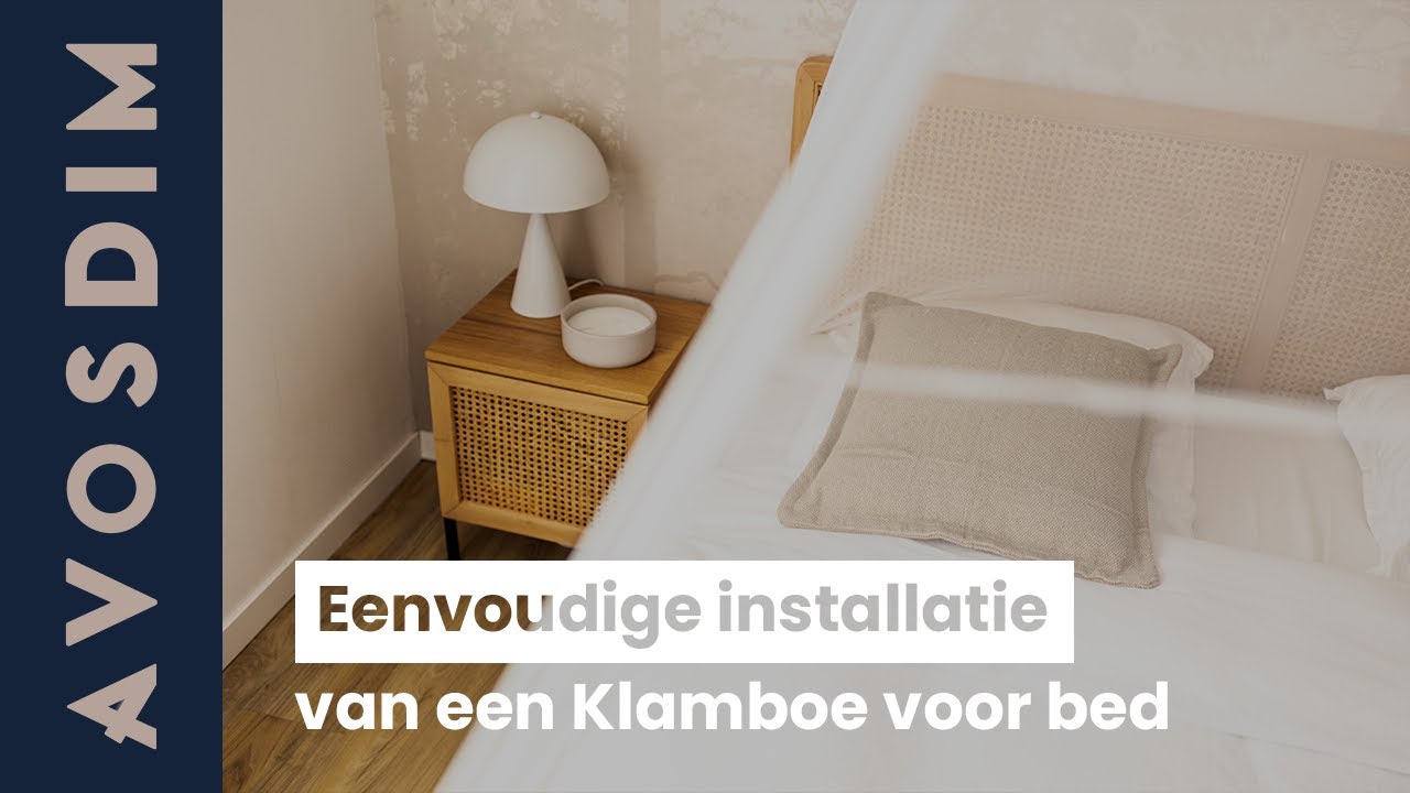 Klamboe voor bed ideaal voor een rustige slaap