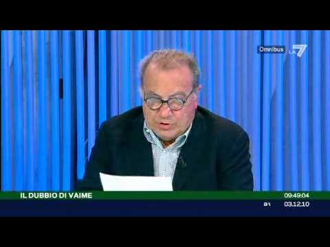 OMNIBUS IL DUBBIO DI VAIME - Manifestazioni: partecipanti e osservatori