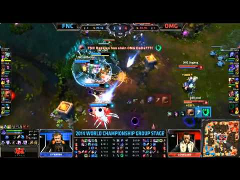 Fnatic OMG earlygame teamfight - FNC vs OMG (S4 Worlds)