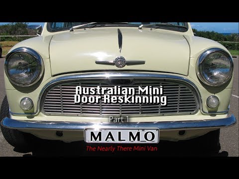EP34 Australian Mini Door Skin Replacement Part 1 | Classic Mini Van Restoration