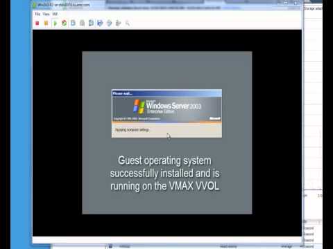 vSphere vVol and EMC VMAX Tech Preview - VMworld 2012