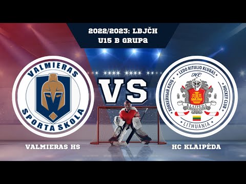 2022.10.02 LVC U-15B HC Klaipeda vs Valmiera hokeja skola 2-3 keliniai