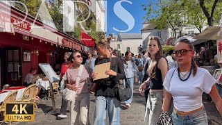 [🇫🇷Paris France 4K 120FPS Walking Tour]  Paris Walk in Montmartre  26/April/2026